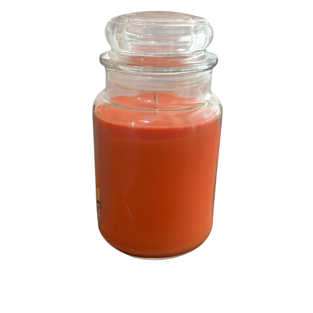 Yankee Candle Trick Or Treat Halloween Candy Corn Large 22 Oz Jar Candle New - Picture 4 of 7